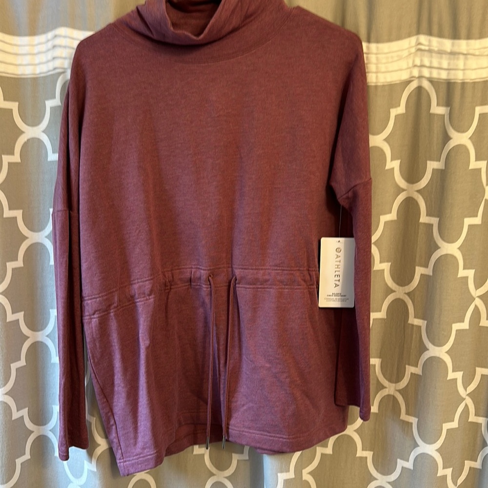 NWT Athleta Balance Cinch Sweathsirt XS